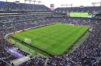 Apesar de originalmente a casa do Baltimore Ravens, da NFL, M&T Bank Stadium costuma receber partidas de futebol  –