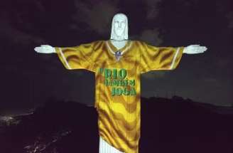 Cristo Redentor recebe projeção super especial da NFL, no Maracanã –