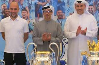 Xeque Mansour Bin Zayed Al Nahyan, proprietário do Manchester City – Reprodução de vídeo