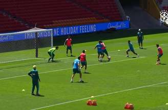 Seleção faz último treino em Brisbane –
