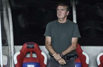 Cuca durante jogo do Santos neste Brasileirão – Fotos :Raul Baretta/ Santos