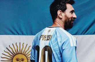 Camisa especial para a despedida de Messi na seleção da Argentina –