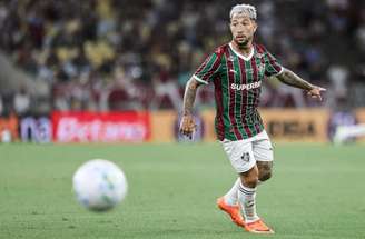 Lucho Acosta durante treino no CT Carlos Castilho –