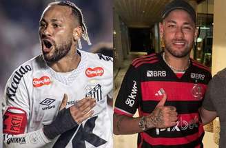 No primeiro turno de 2025, Neymar fez contra o Flamengo seu primeiro gol no Brasileirão –