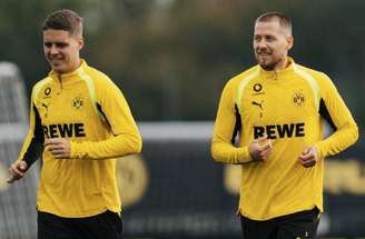 Atividade de jogadores do Dormund antes de receber o Werder Bremen na Bundesliga –