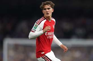 Momento do gol marcado por Max Dowman na vitória do Arsenal sobre o Ipswich Town –