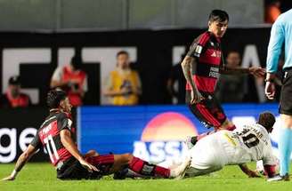 Santos e Flamengo fizeram grande jogo, mas marcado por polêmicas –