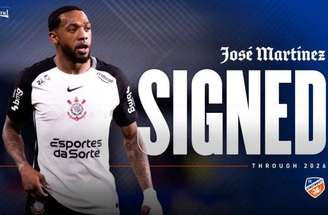 Martínez disputou 70 jogos com a camisa do Corinthians –