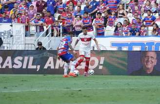 Fortaleza ficou na frente do placar em dois momentos do jogo –