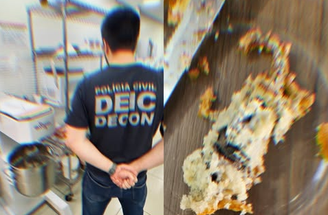 Rato morto foi encontrado dentro de bolo