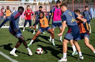 Atividade de preparação do Bayern antes de receber o Leipzig pela Bundesliga –