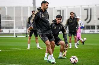 Atividade de preparação da Juve antes de receber o Rennes na Liga Europa –