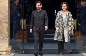 Messi e Antonela Roccuzzo em Oviedo, na Espanha –