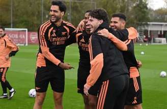 Atividade de preparação do Everton antes de encarar o Arsenal –