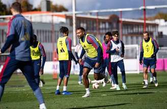 Atividade de preparação dos jogadores do Bayern de Munique –