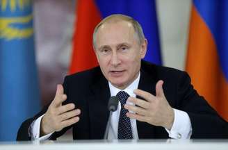 Presidente russo, Vladimir Putin, em foto de arquivo no Kremlin, em Moscou. 23/12/2014