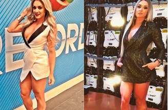 <p>Juju Salimeni apostou no paletó - e apenas ele - duas vezes recentemente</p>