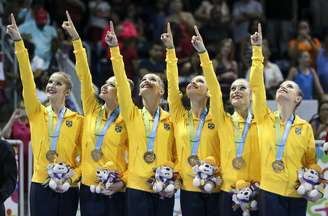 É o segundo ouro do Brasil na ginástica rítmica