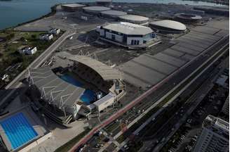 Vista aérea do Parque Olímpico da Rio 2016