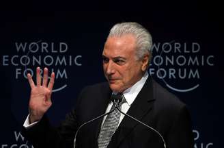 Presidente Michel Temer no Fórum Econômico Mundial para a América Latina em São Paulo 14/03/2018 REUTERS/Paulo Whitaker