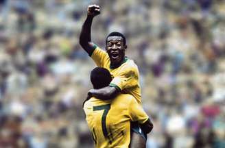 Pelé fez dois gols na final de 58 e um na de 1970