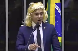 Nikolas Ferreira faz discurso transfóbico no Dia das Mulheres