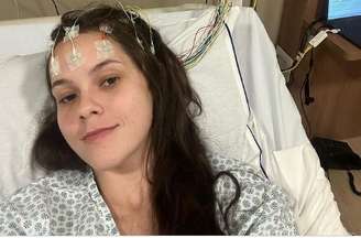 Bia Lula no hospital