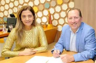 Leila Pereira e John Textor 