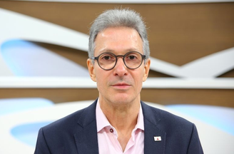 O governador de Minas Gerais e pré-candidato à Presidência, Romeu Zema (Nova), participou do Roda Viva