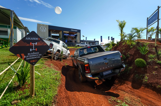 Volkswagen Amarok em teste off-road