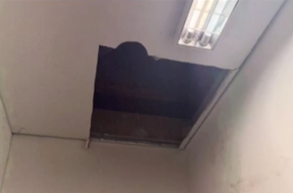 Ladrão fez buraco no forro do shopping para furtar joalheira