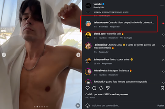 Reação de fã na postagem de Moyses