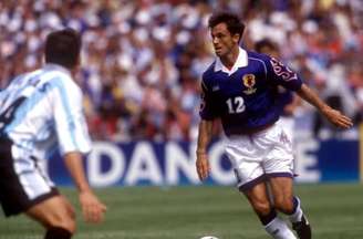Wagner Lopes defendeu o Japão na Copa de 98 contra Argentina