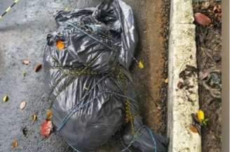Corpo ensacado na rua Contos Gauchescos, em Jabaquara, zona sul.