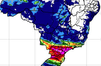 INMET coloca cidades do Paraná em alerta vermelho para tempestades nesta quinta-feira