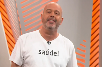 Alex Escobar celebra volta ao Globo Esporte após passar mal ao vivo durante a Copa do Mundo: 'Dia esperado'