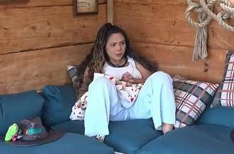 A empresária Darlin Ferrattry, em 'A Fazenda 18', reality show da Record