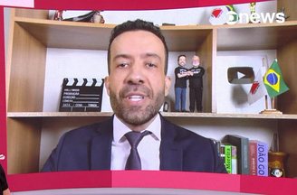 André Janones em entrevista à Globo News nesta quarta-feira, 14
