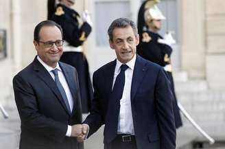 Francois Hollande e Nicolas Sarkozy