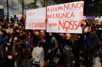 Ato Por Todas Elas contra o estupro, em São Paulo