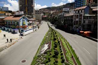 Ruas vazias em La Paz
22/03/2020
REUTERS/David Mercado