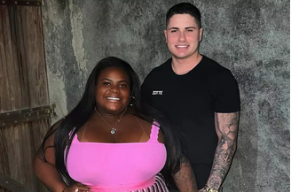 A cantora Jojo Todynho e o militar Lucas Souza