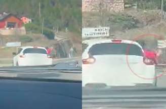 Criança caiu do janela de carro em movimento na Espanha 