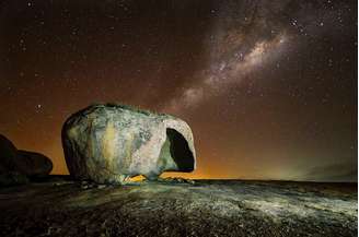 Pedra do Capacete, no Lajedo do Pai Mateus, em Cabaceiras 