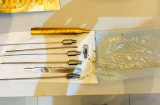 Materiais irregulares foram apreendidos na clínica
