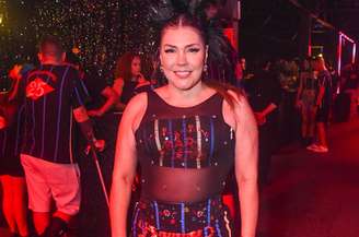 Simony curtiu o carnaval de São Paulo