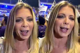 Sheila Mello curte carnaval em São Paulo