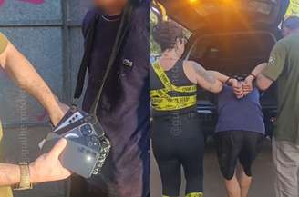 Agentes fantasiados prenderam suspeitos em bloco de SP