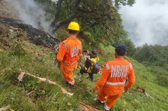 Helicóptero caiu na região do Himalaia