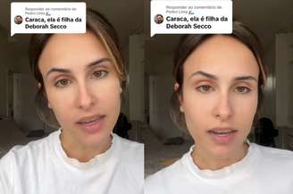 Lara Barth relembrou a relação que teve com Deborah Secco como madrasta